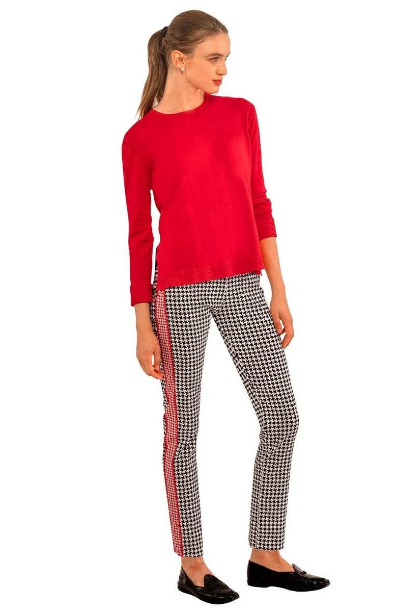GripeLess Pull On Pant - Houndstooth