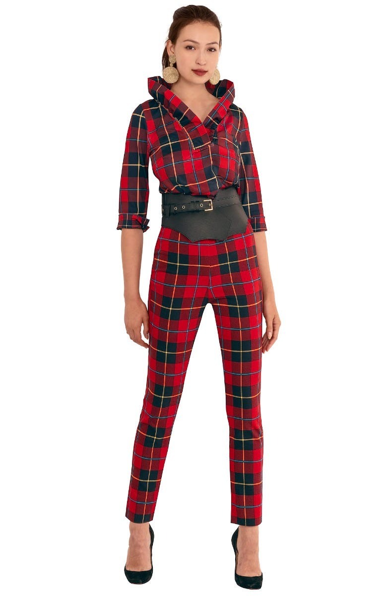 GripeLess Pull On Pant - Plaidly Cooper