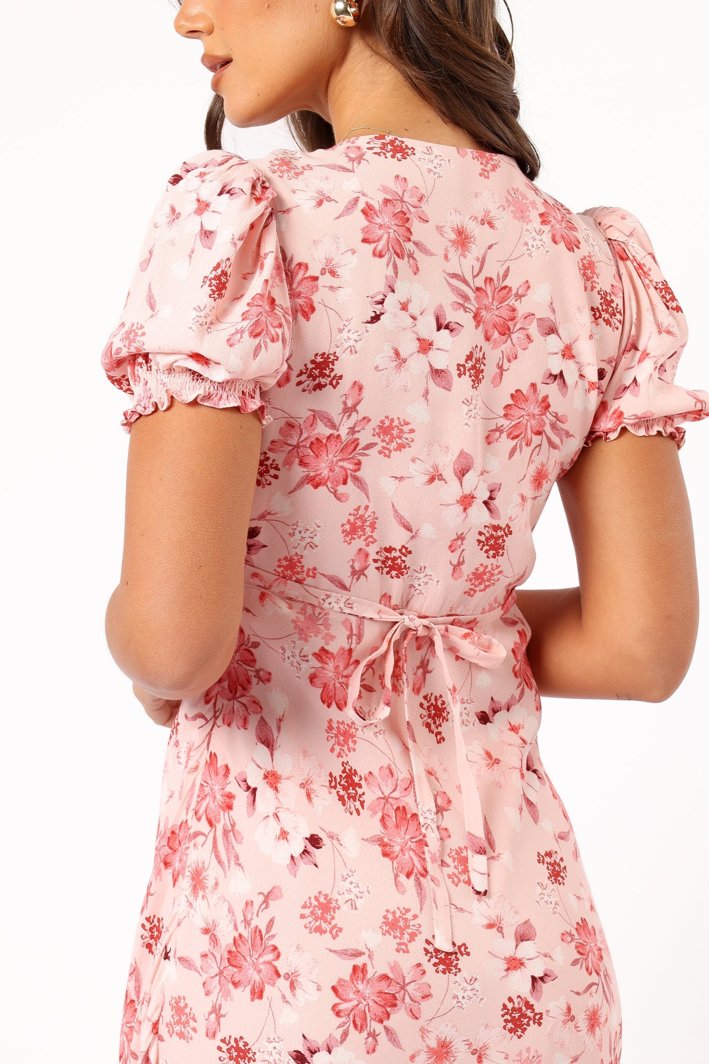 Sandra Midi Dress - Blushed Garden