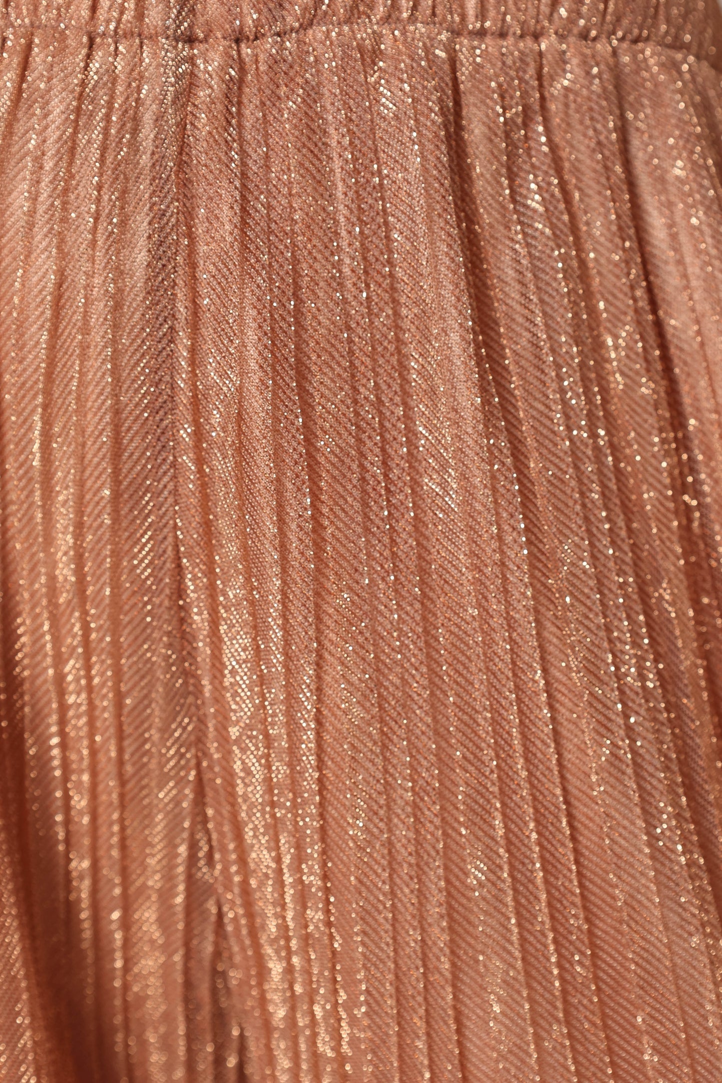 Nancy Plisse Shorts - Rose Gold