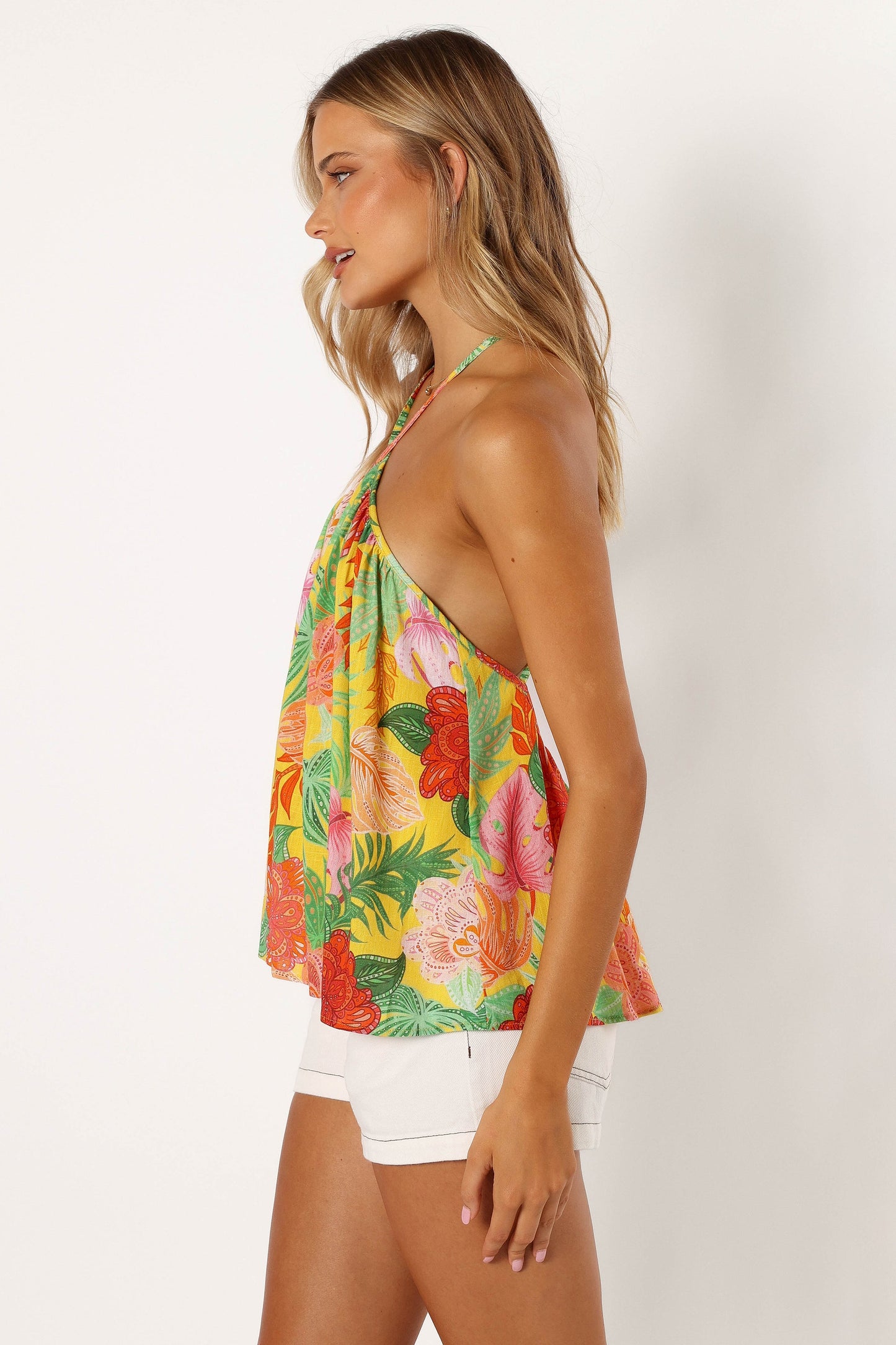 Milton Halter Top - Leilani Print