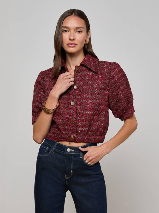 Cove Cropped Tweed Jacket