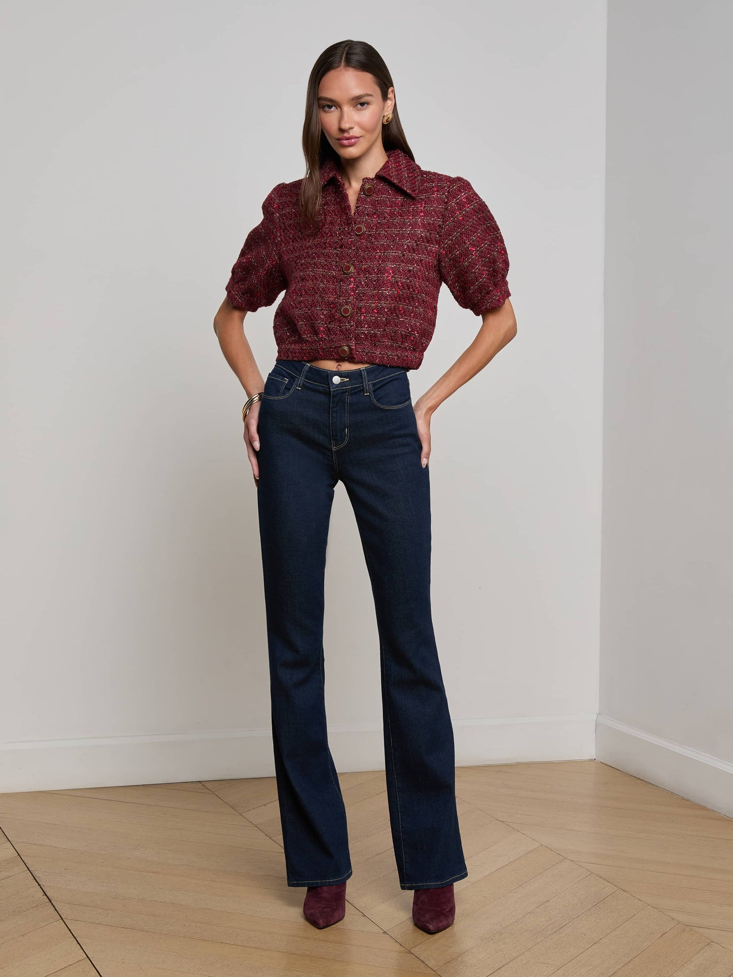 Cove Cropped Tweed Jacket