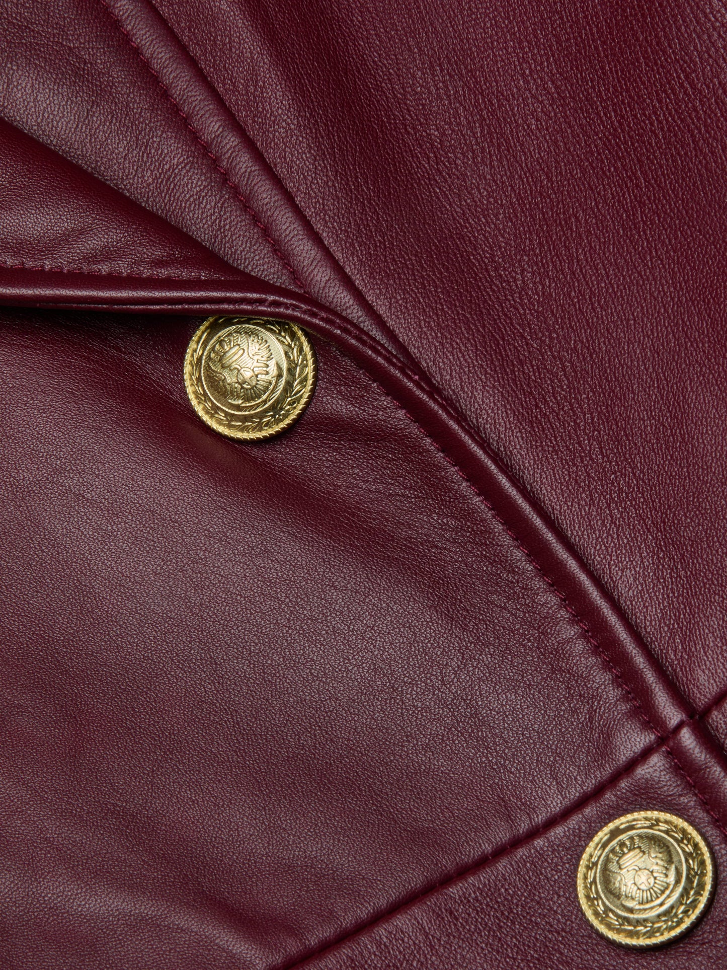 Celina Leather Trench Coat