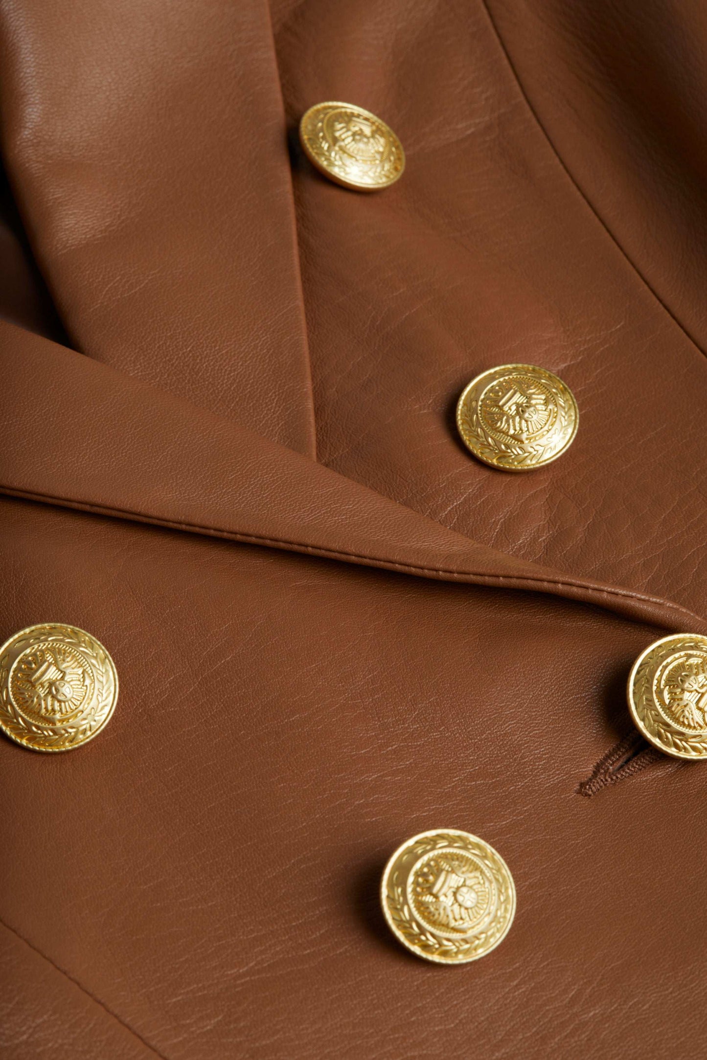 Bethany Leather Blazer