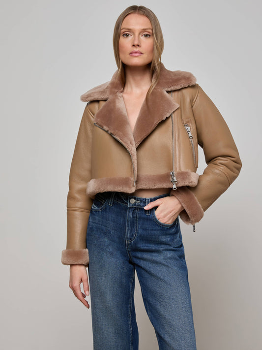 Pike Shearling Leather Jacket