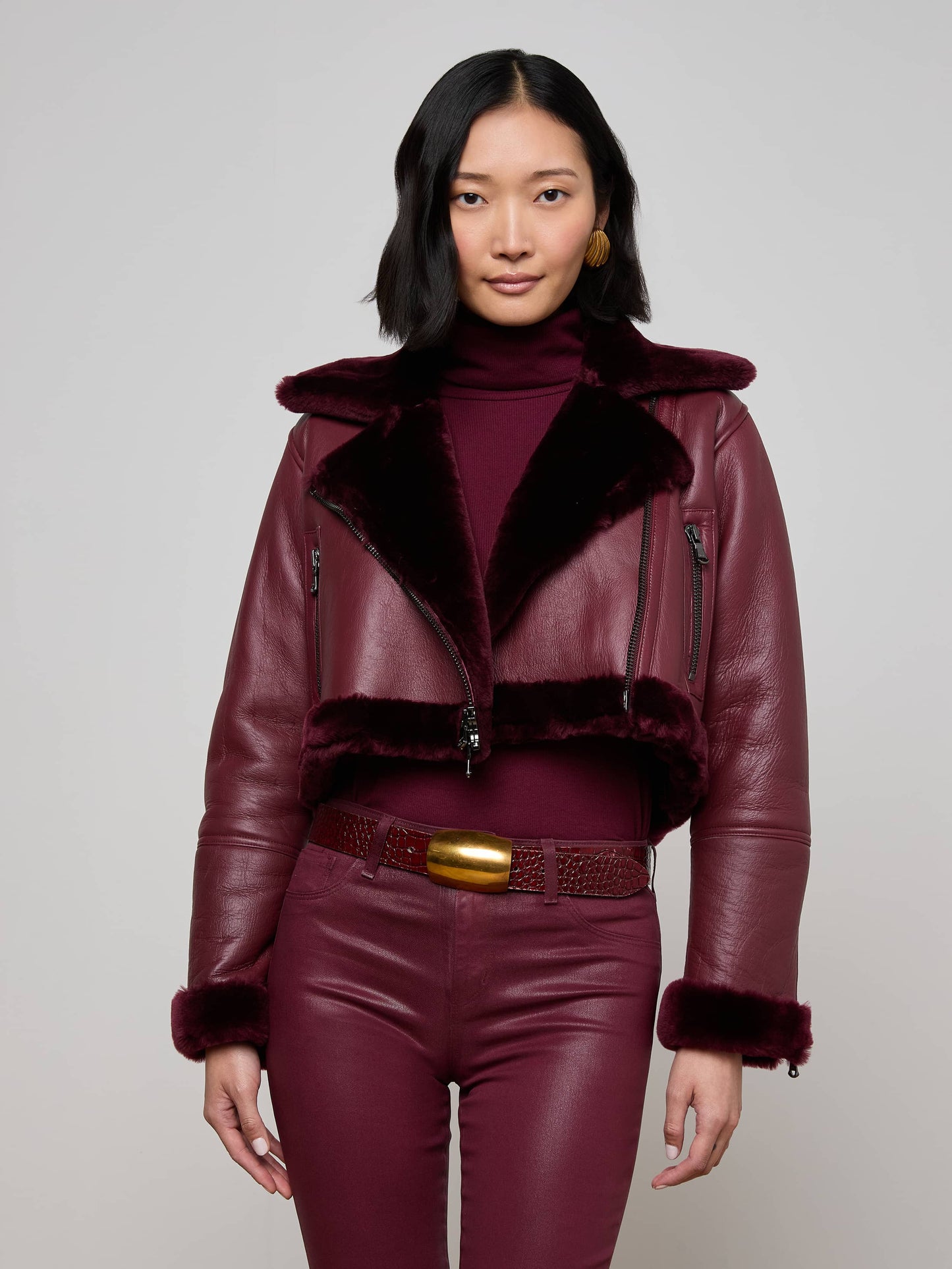 Pike Shearling Leather Jacket