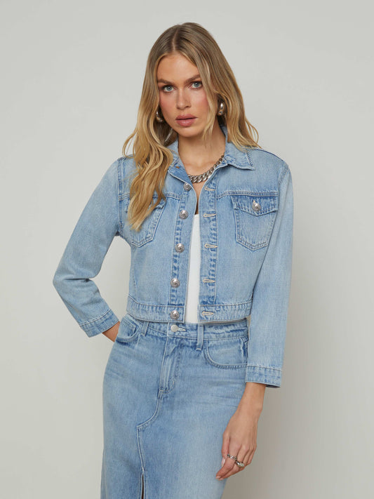 Koda Cropped Jean Jacket