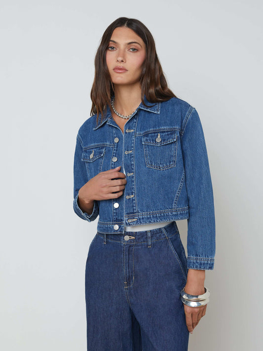 Koda Cropped Jean Jacket