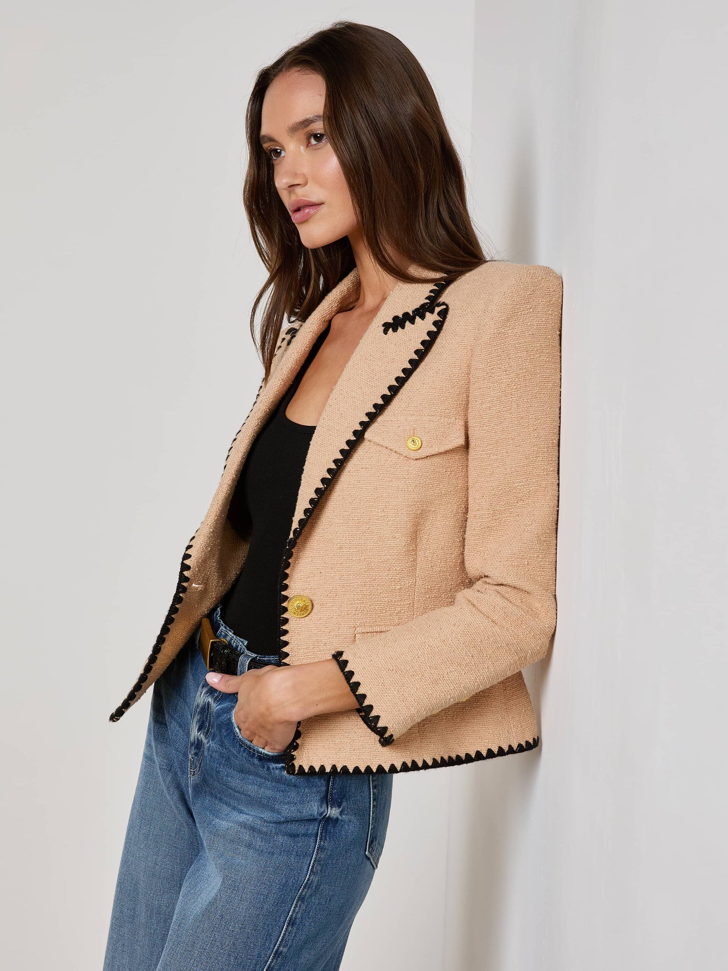 Wylla Tweed Blazer