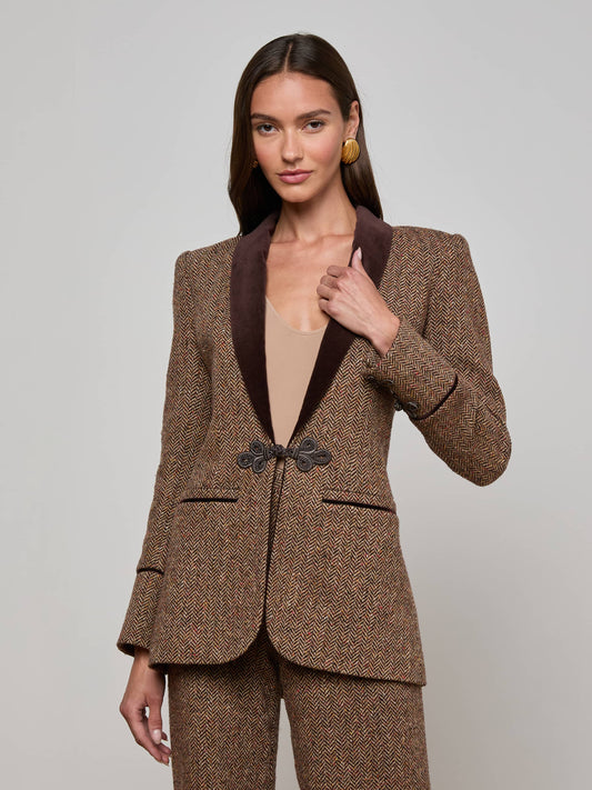 Gable Herringbone Blazer