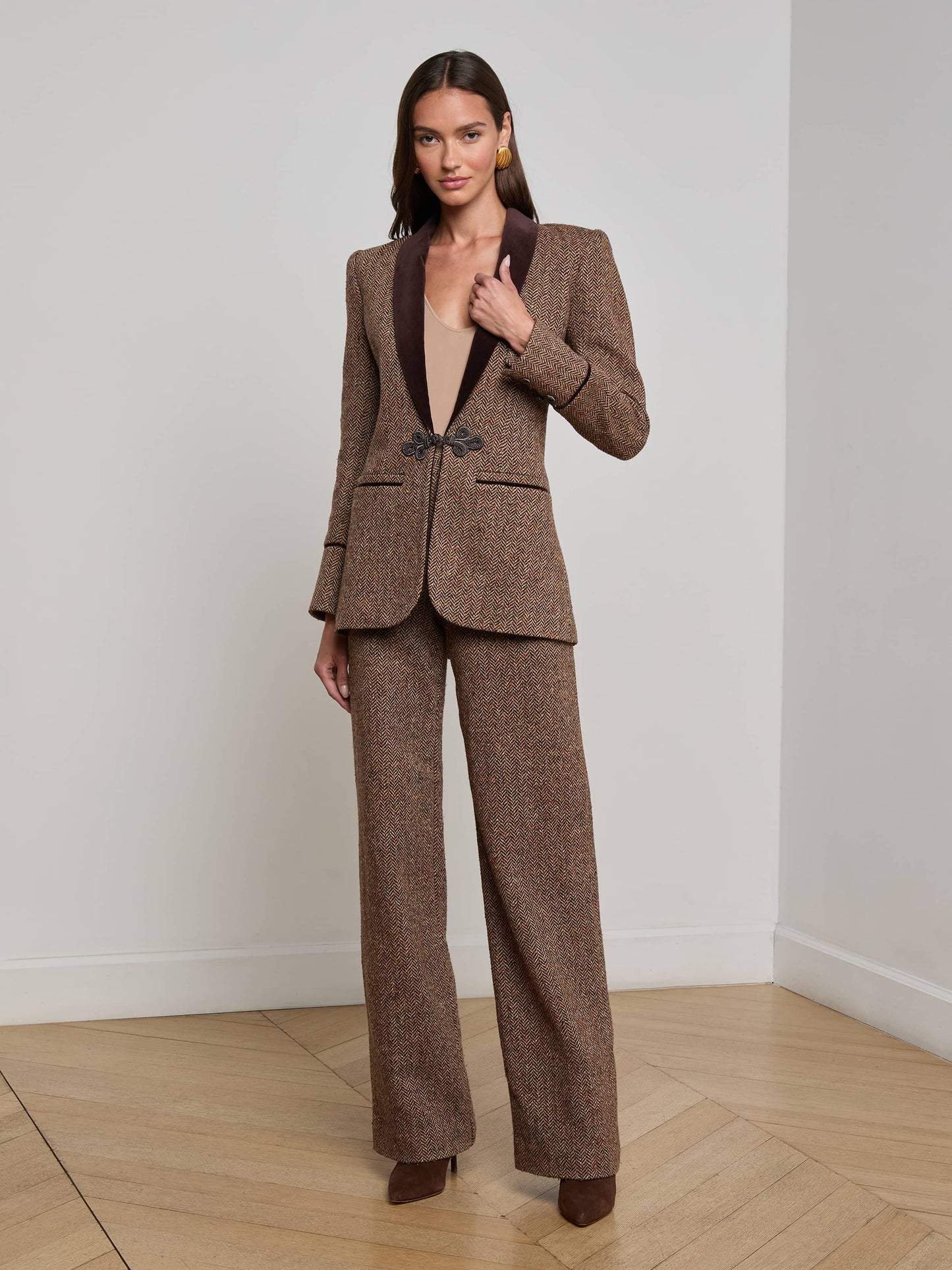 Gable Herringbone Blazer