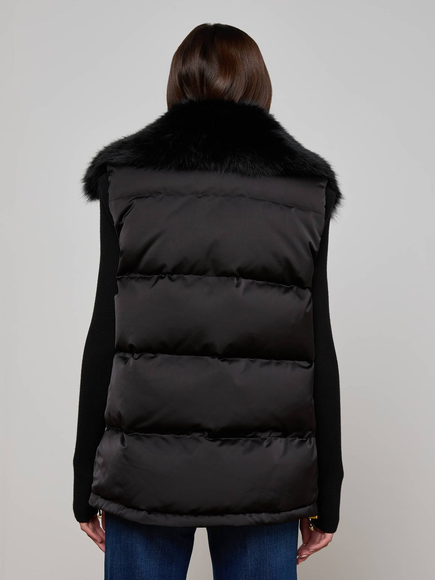 Nalo Faux Fur Puffer Vest