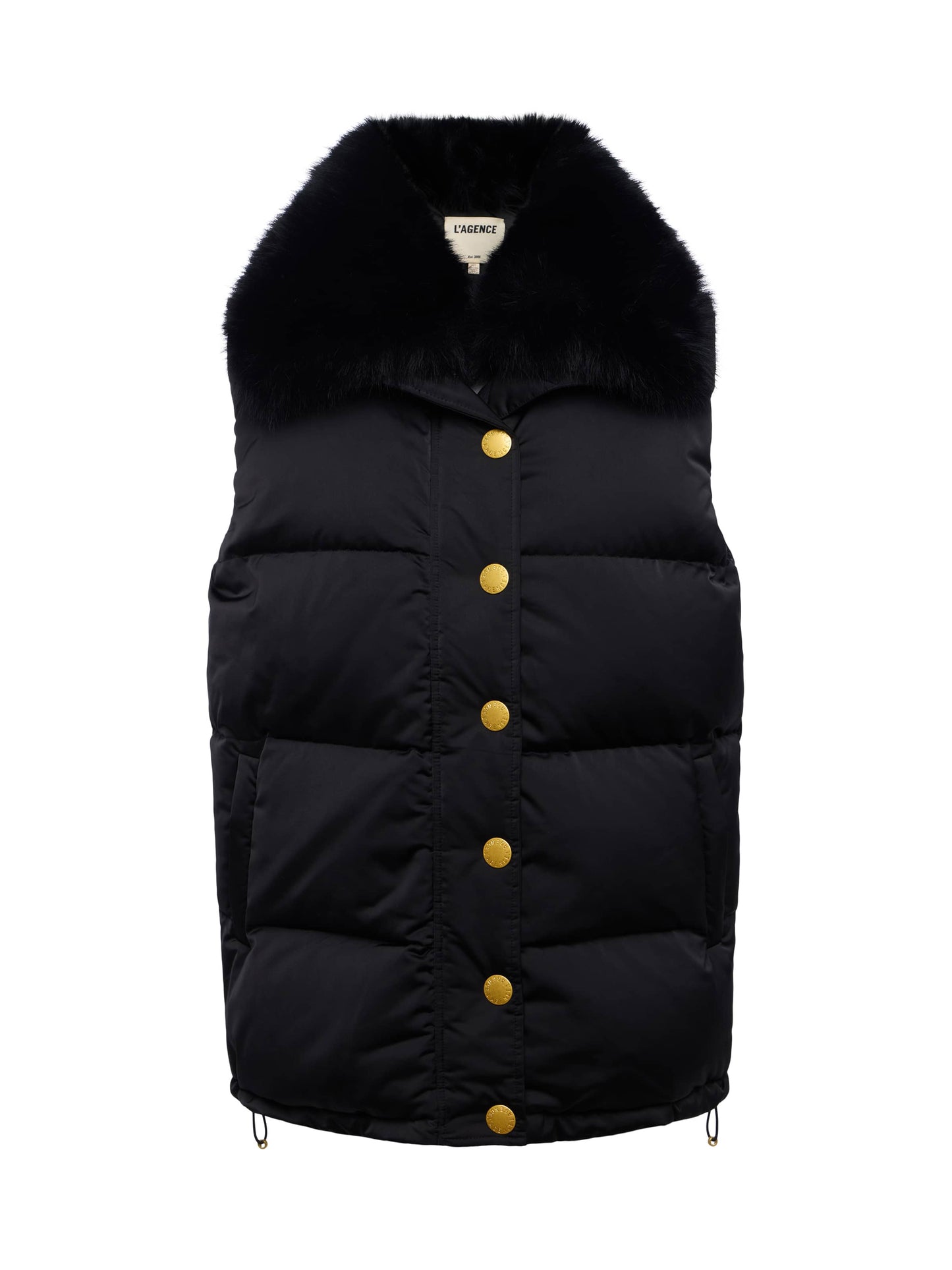 Nalo Faux Fur Puffer Vest
