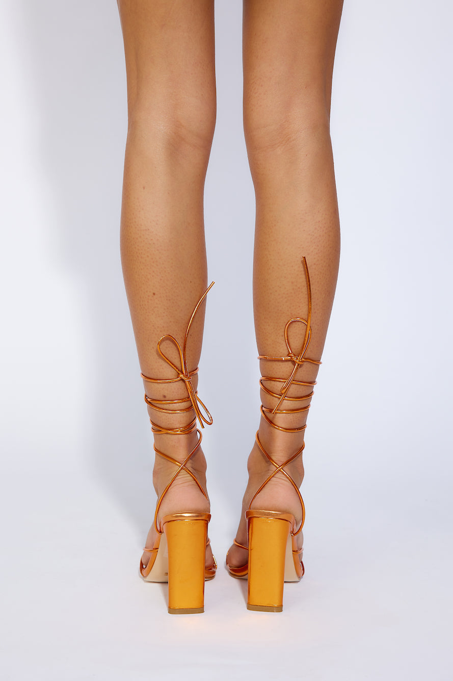 BILLINI Cyrus Heels Orange Metallic
