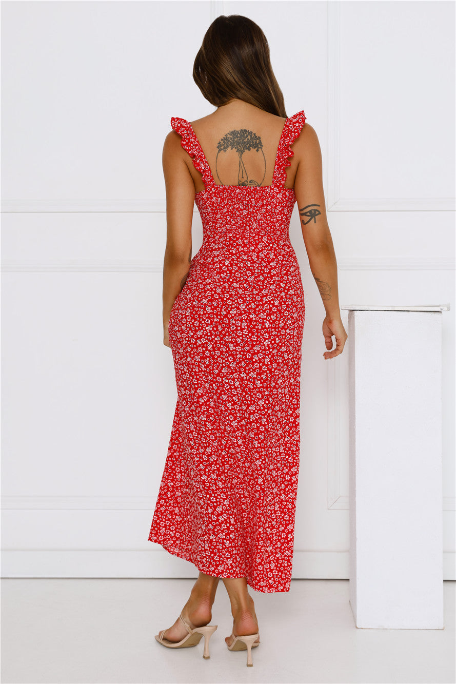 Here To Slay Maxi Dress Red