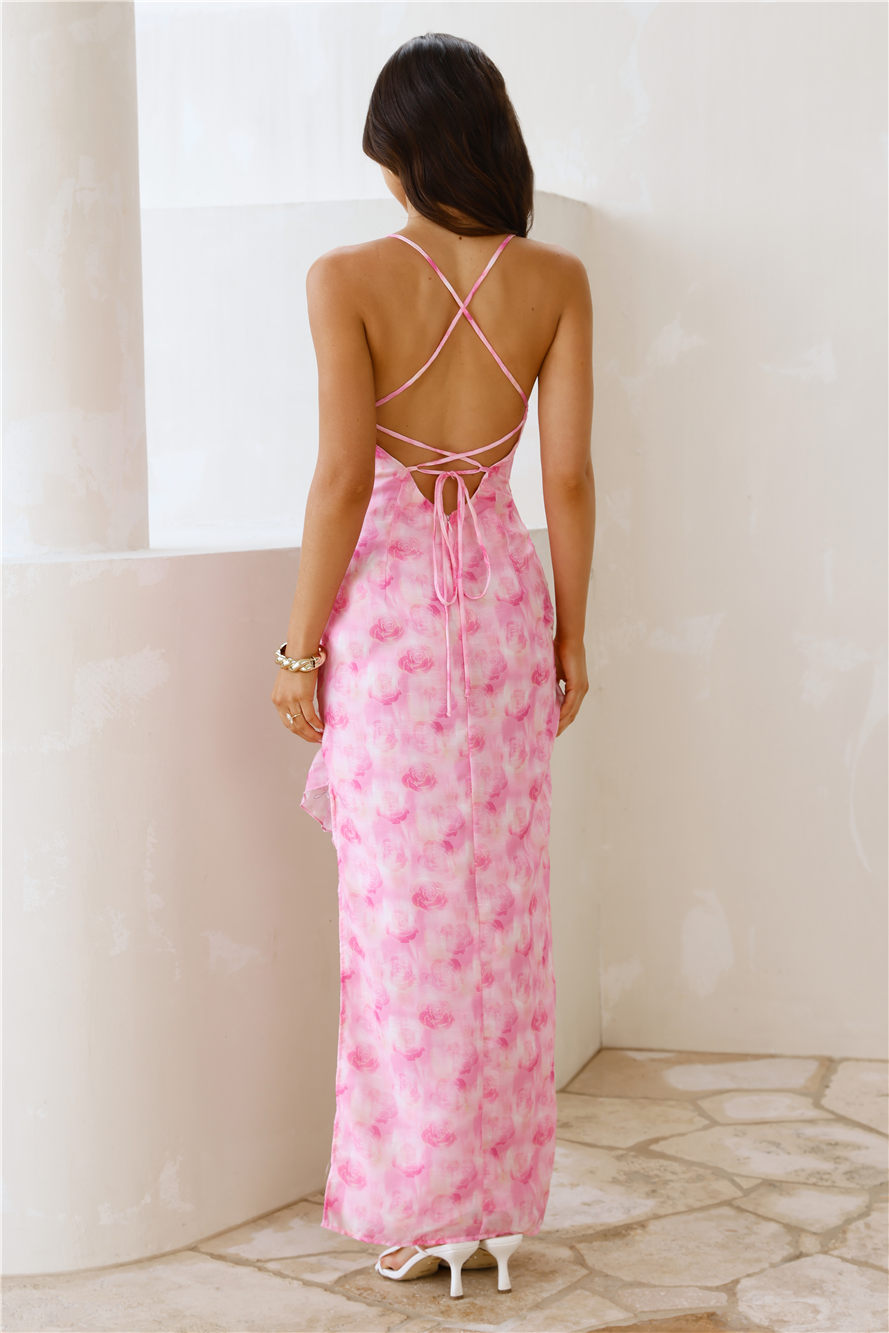 Aurora Society Maxi Dress Pink