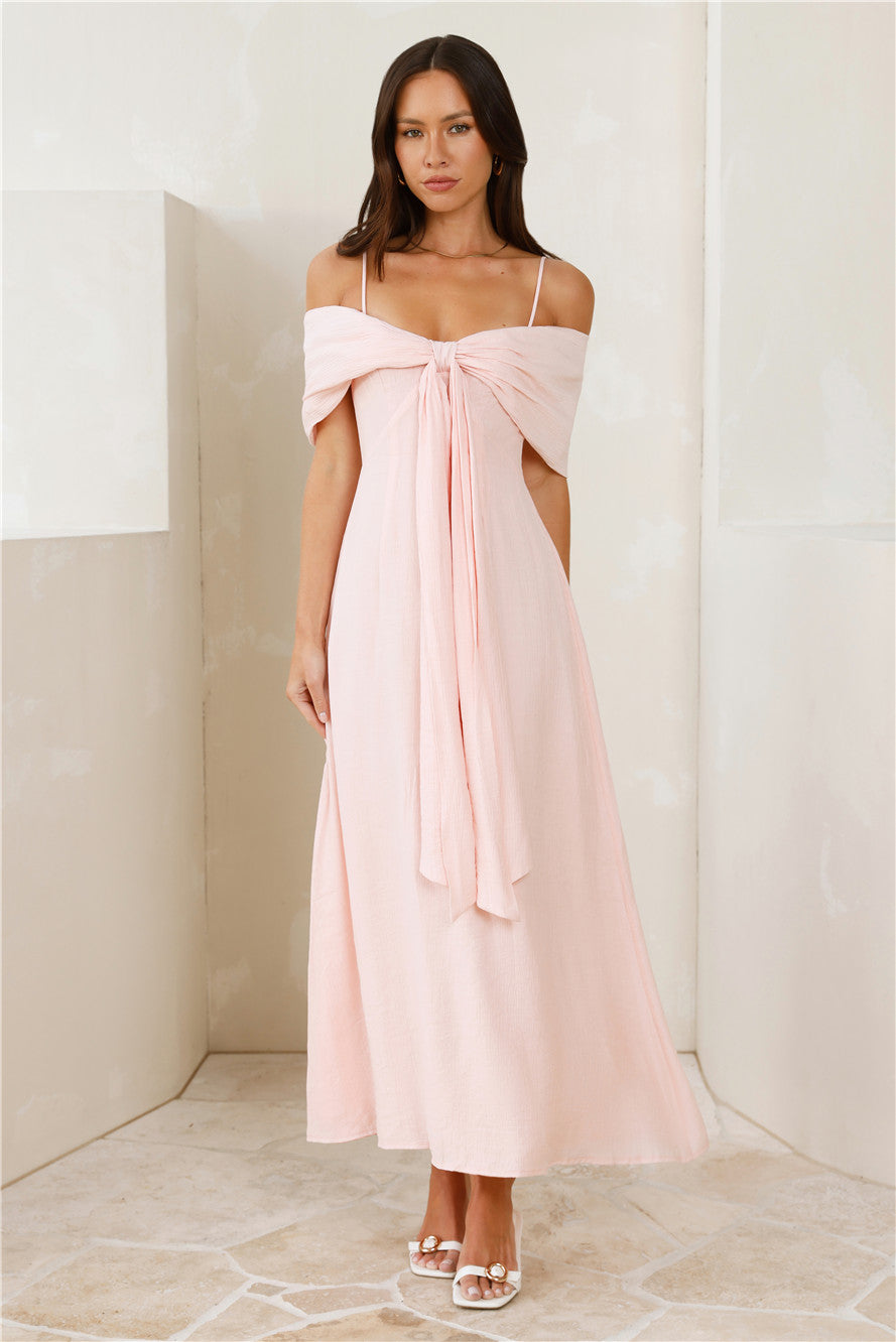 Wishing Hour Maxi Dress Pink