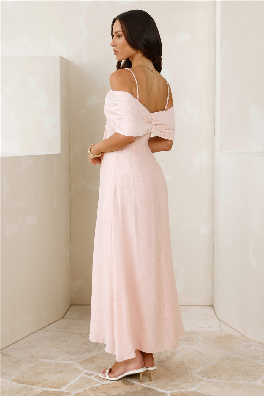 Wishing Hour Maxi Dress Pink