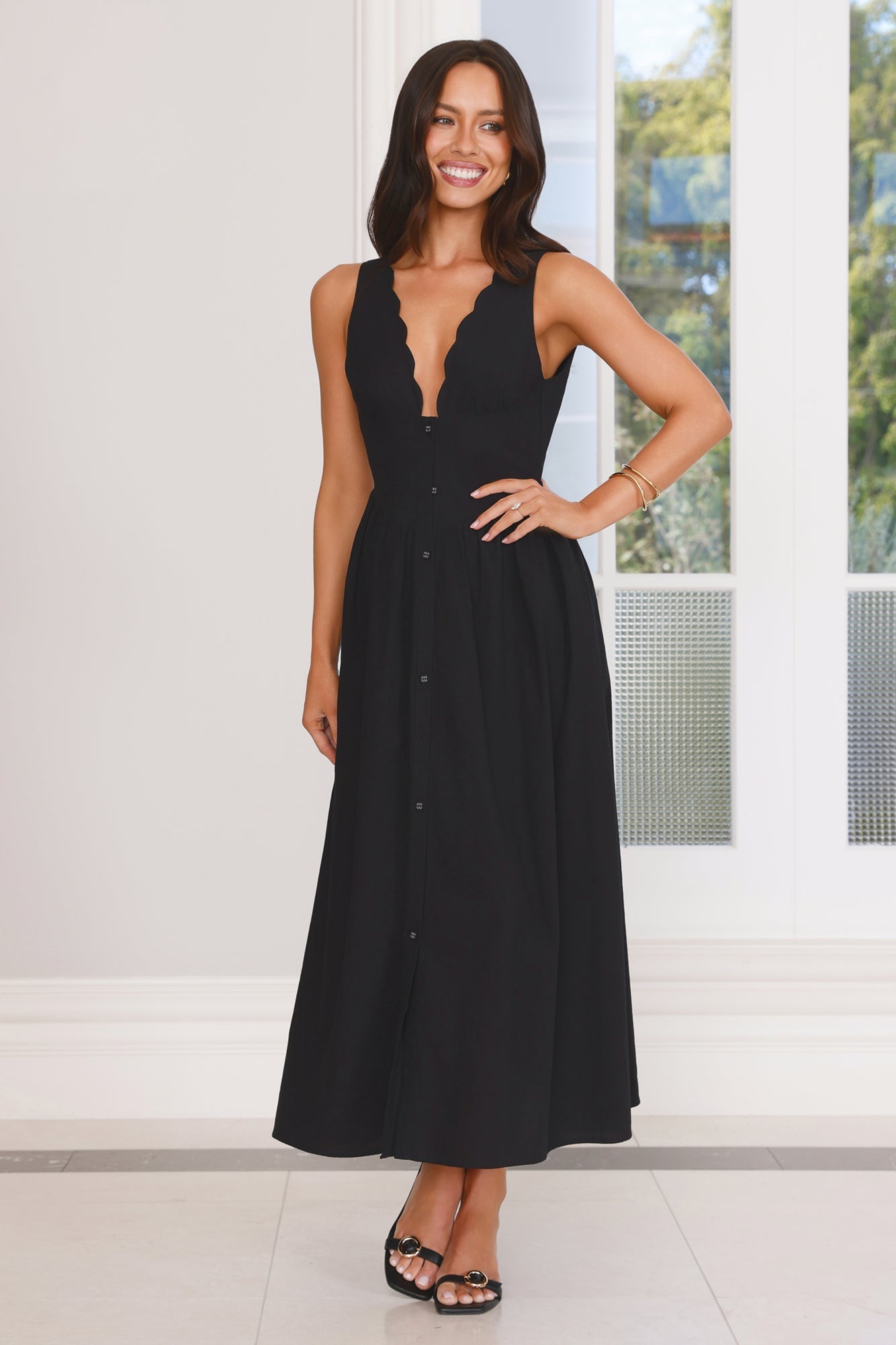 Chasing Daylight Maxi Dress Black