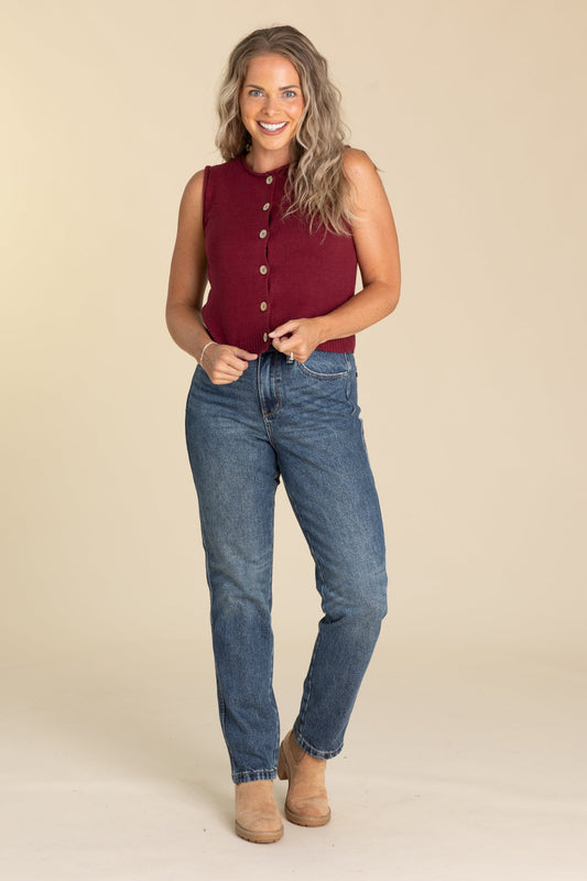 Judy Blue Dark Rigid Magic Straight Jeans