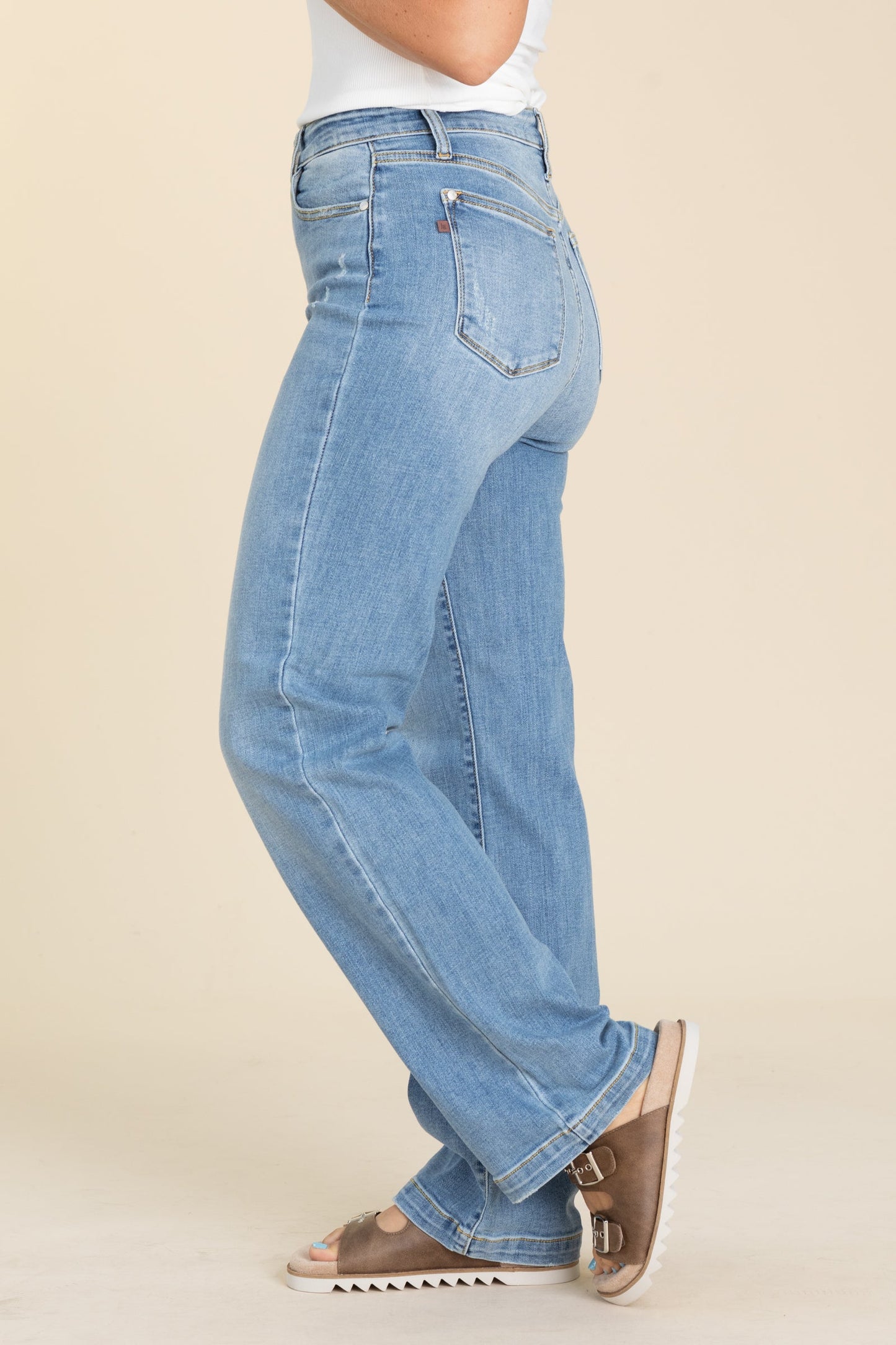 Judy Blue Trouser Straight Fit Jeans