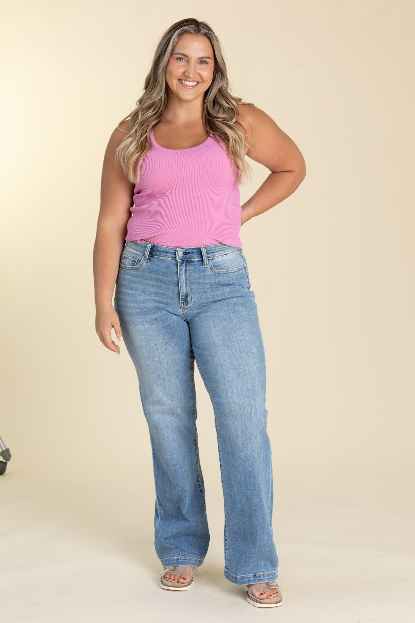 Judy Blue Trouser Straight Fit Jeans
