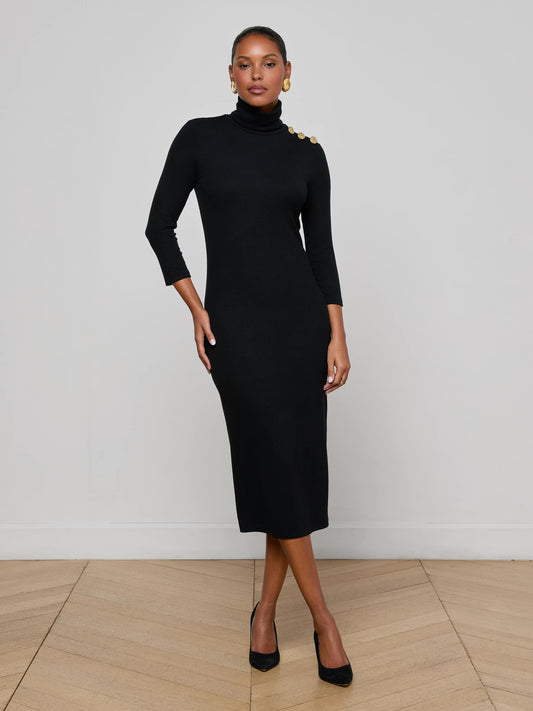 Voletta Turtleneck Knit Dress