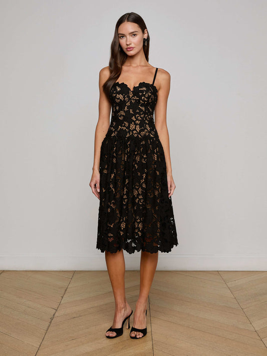 Flyn Lace Midi Dress
