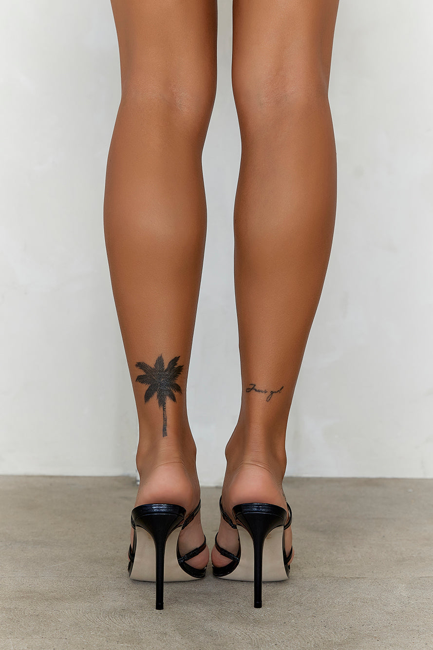 STEVE MADDEN Kamea Heels Black Leather