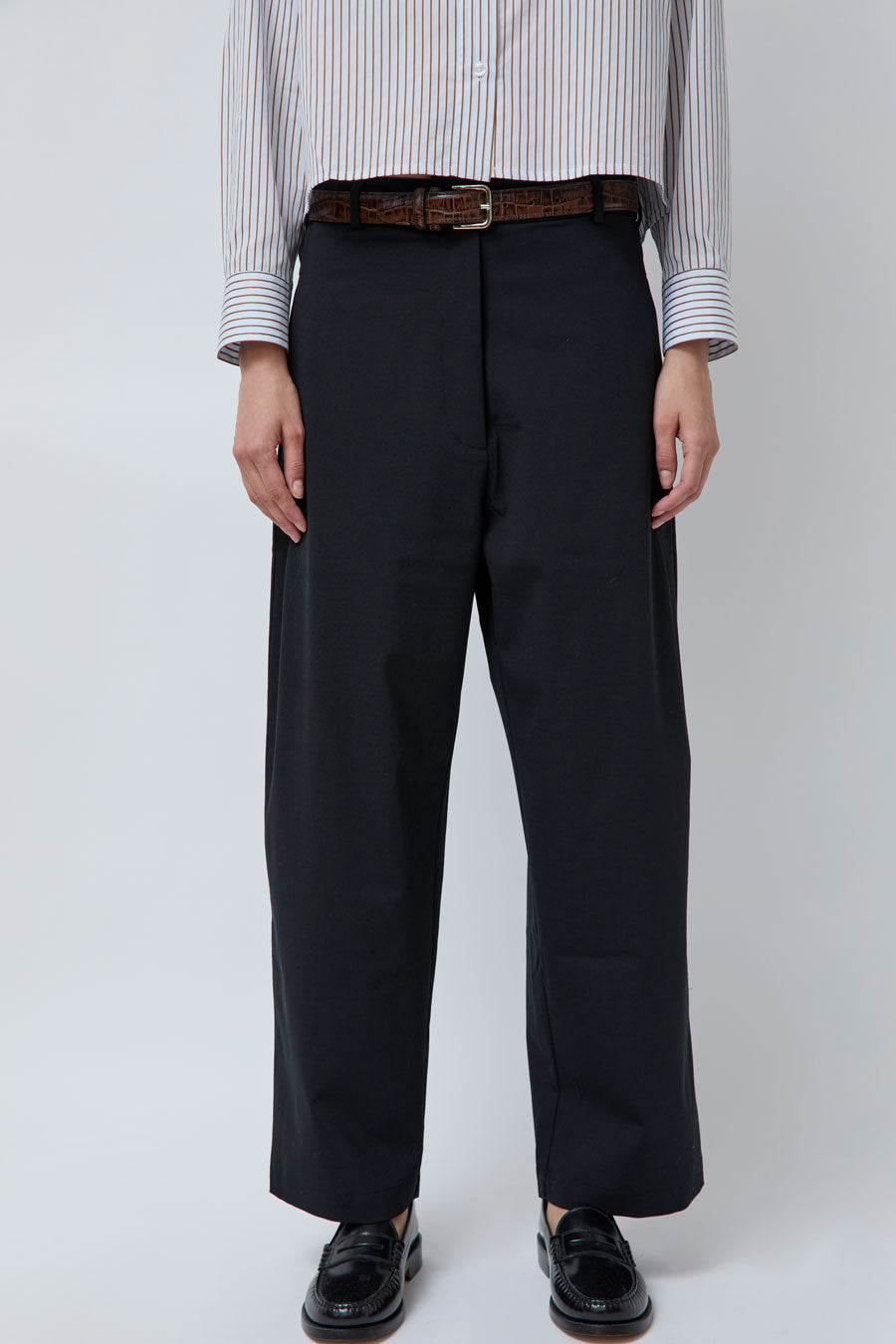 CORDERA Wide Leg Pants in Black