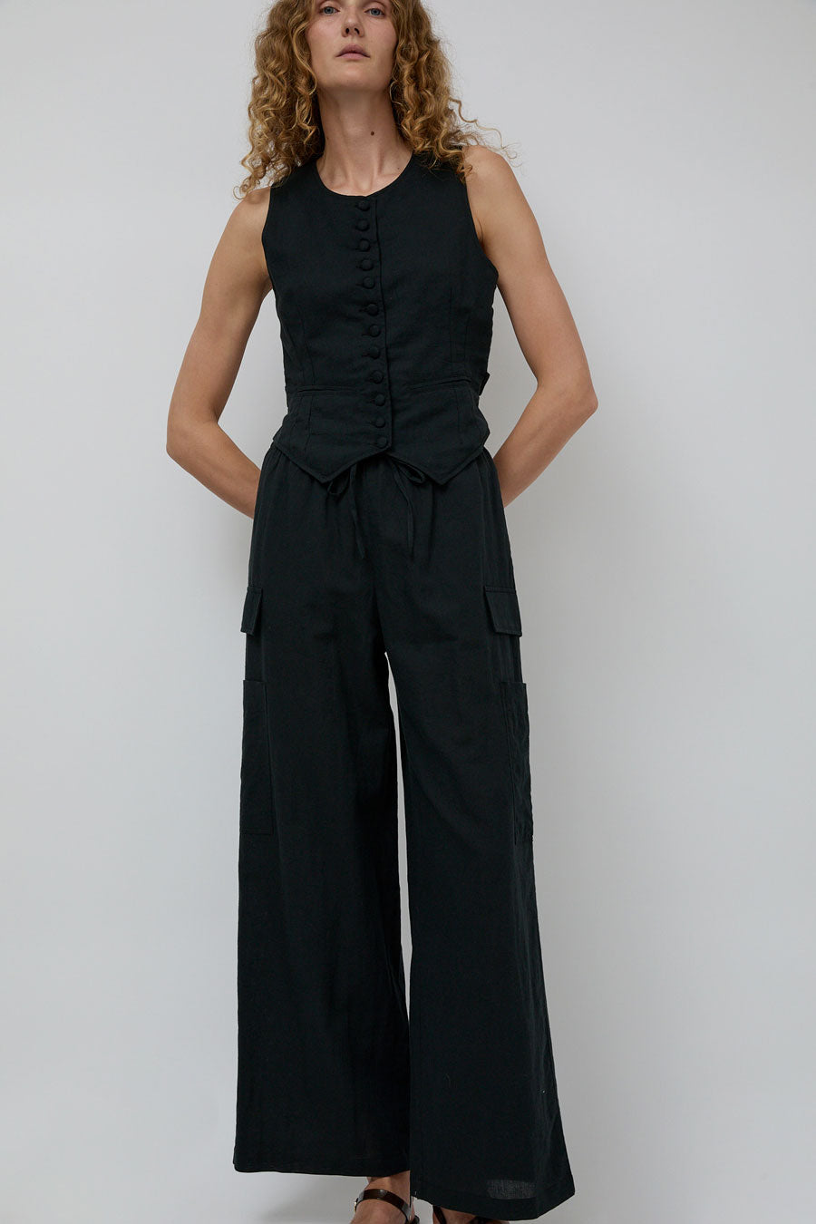 Ciao Lucia Marceau Pant in Black