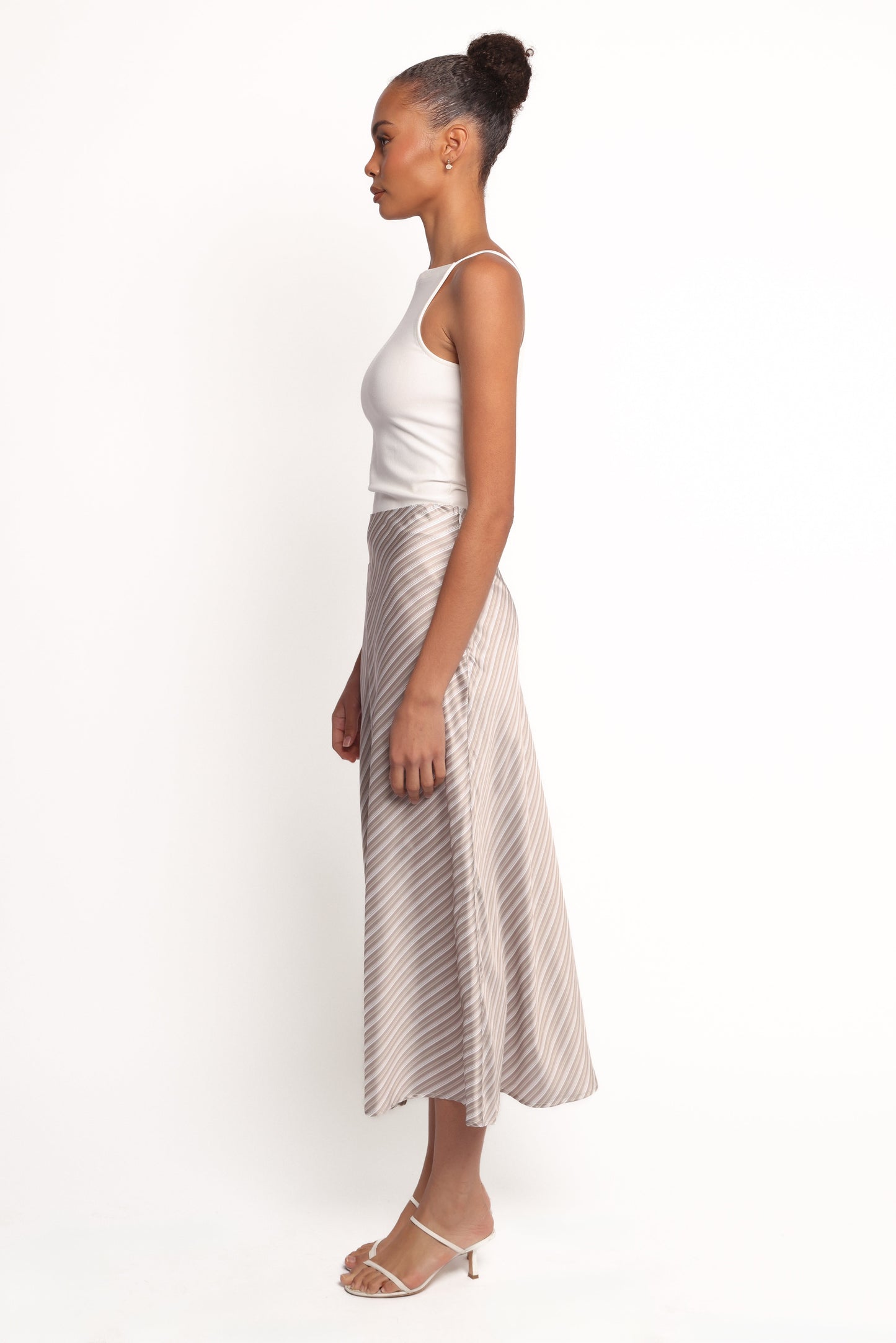 Corrina Midi Skirt - Stripe