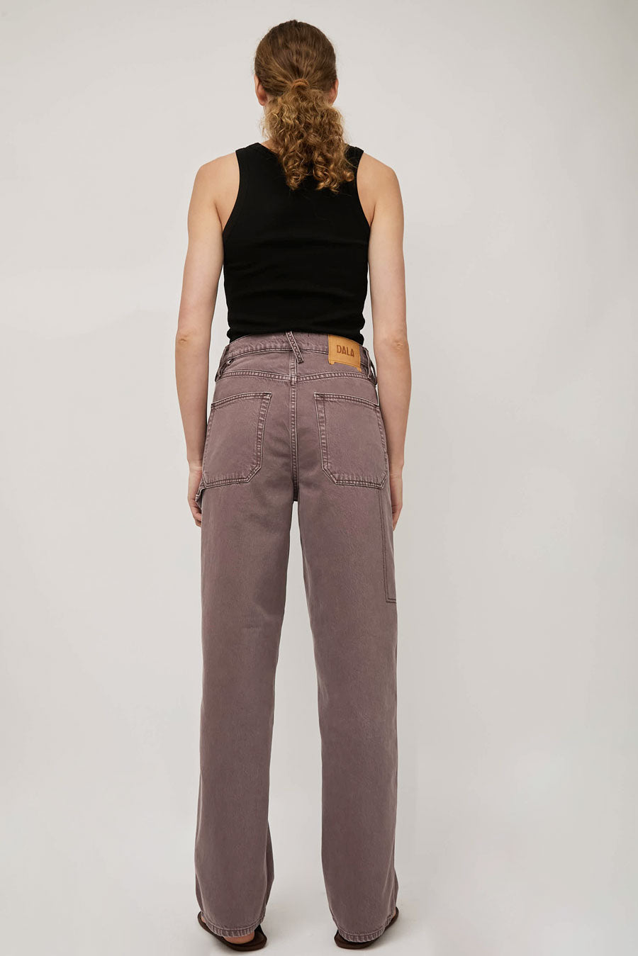 Dala Starch Jean in Sparrow