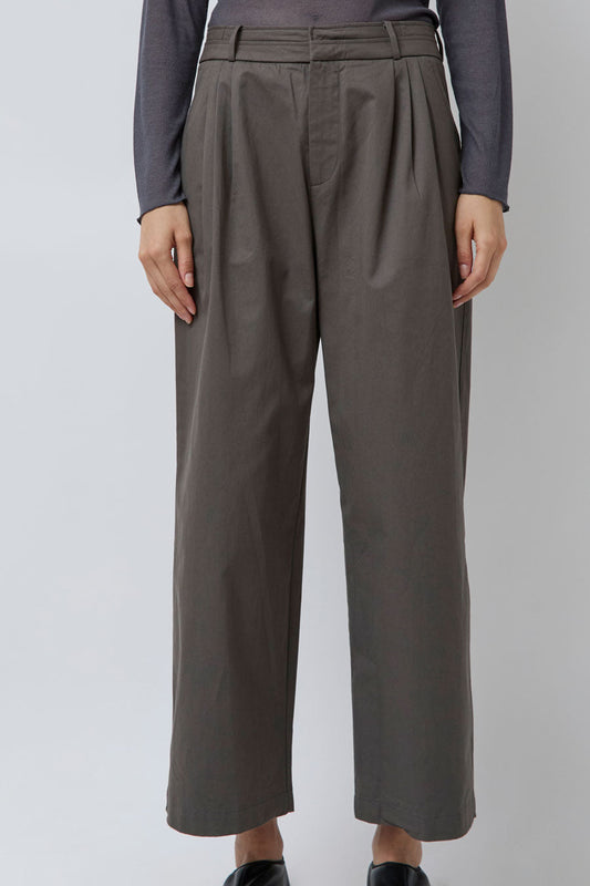 Deiji Studios Two Layer Pant  in Charcoal
