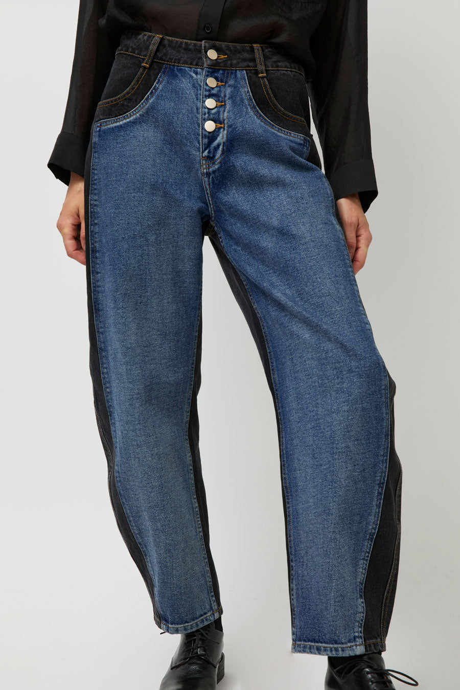 No.6 Mason Jean in Black and Blue