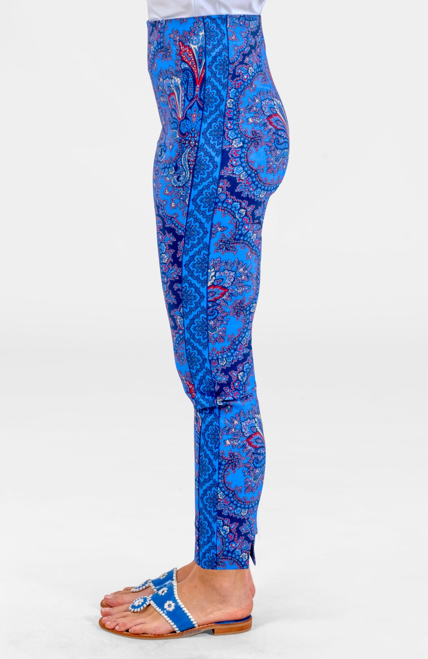 Gripeless Pull On Pants - Passion Paisley