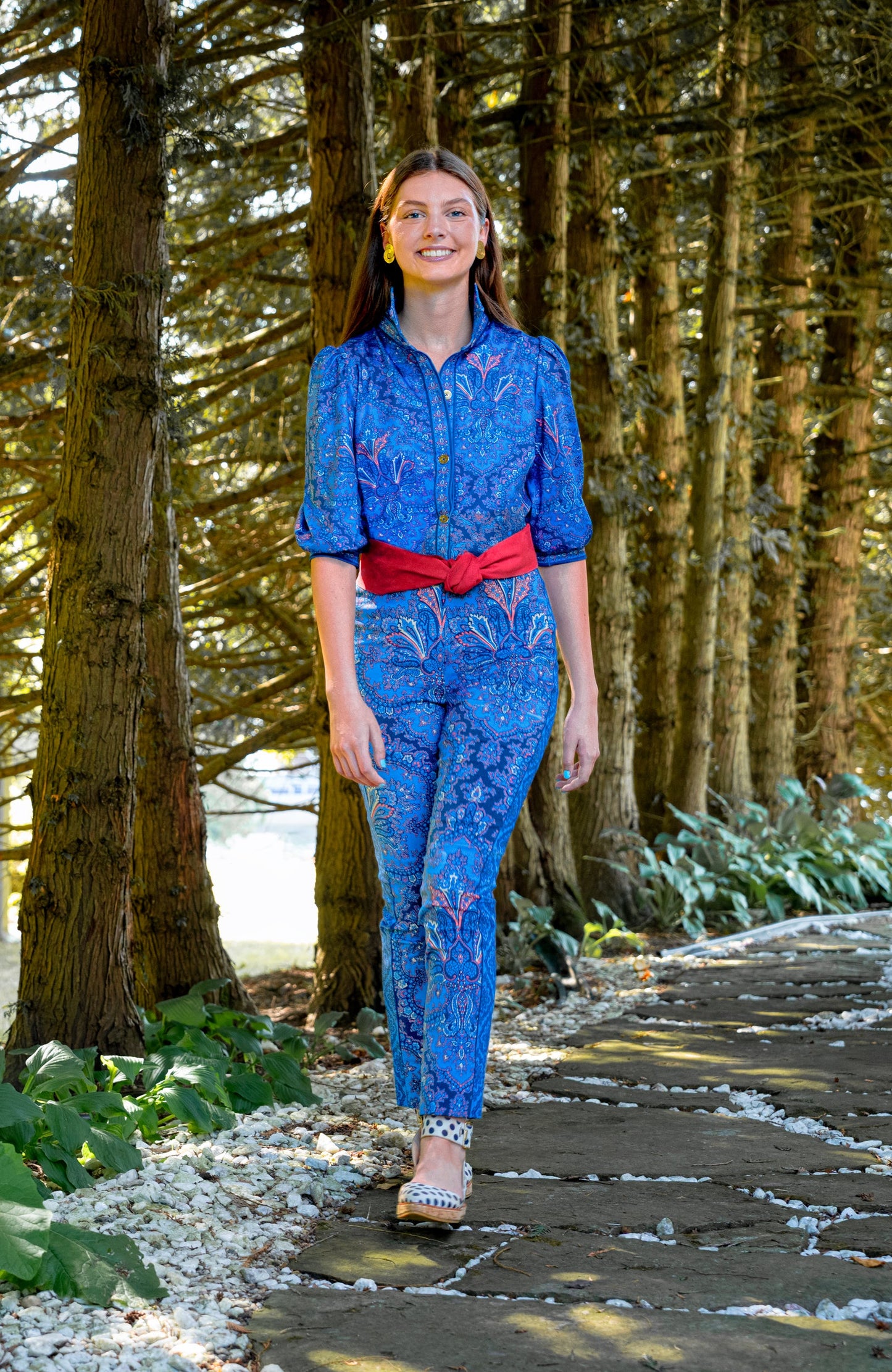 Gripeless Pull On Pants - Passion Paisley