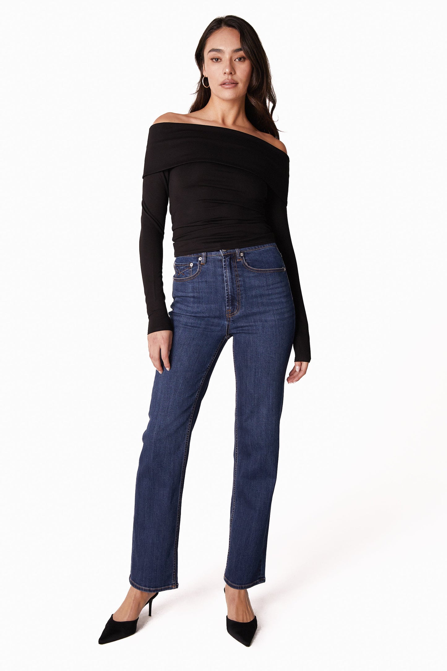 Rae Straight Leg Jean - Roxbury