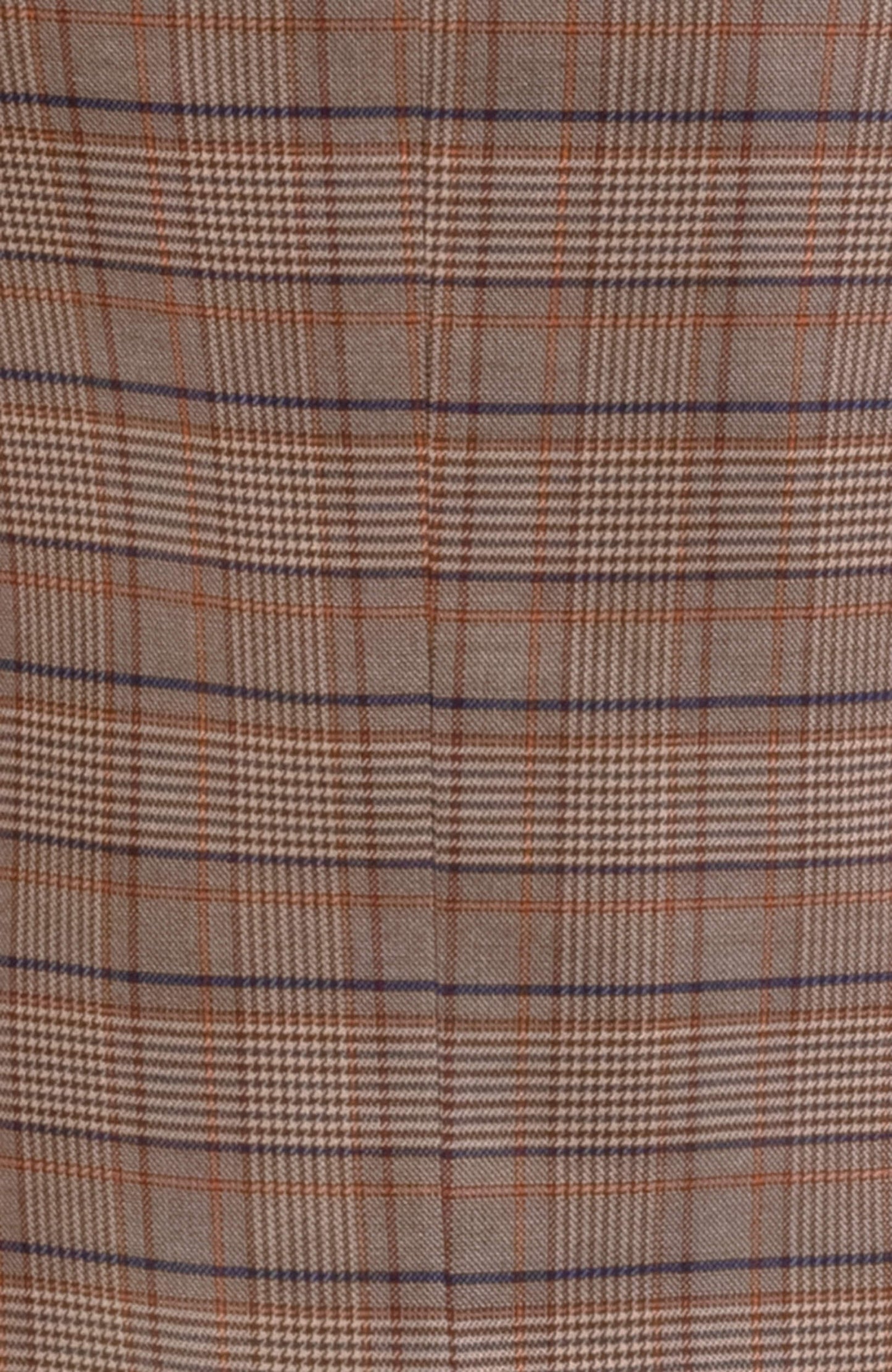 Preppy Plaid Skirt - Khaki