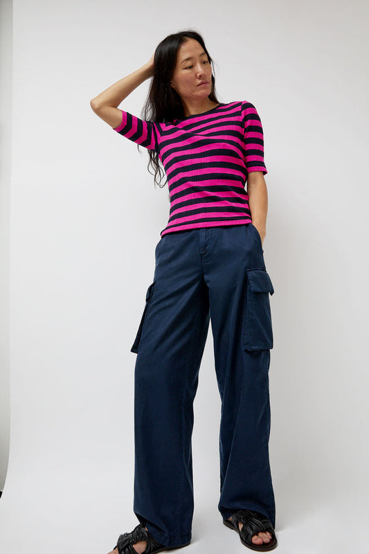 YMC Stoosh Cargo Trouser in Navy