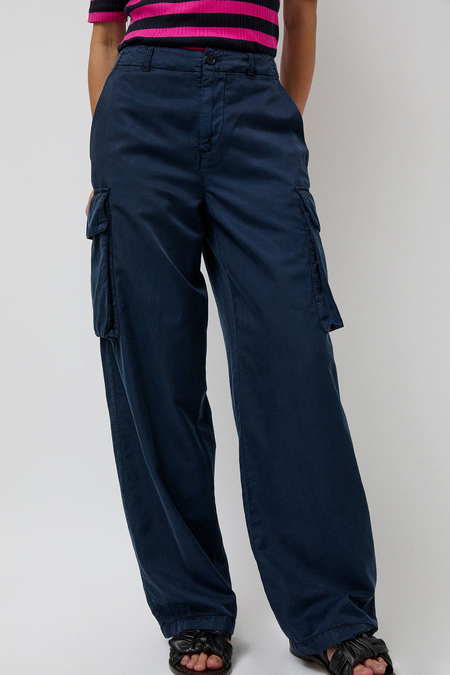YMC Stoosh Cargo Trouser in Navy