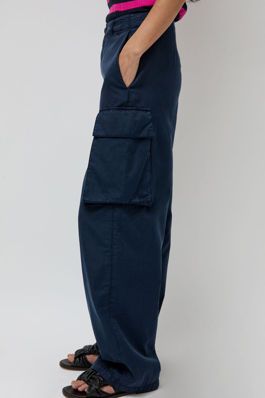 YMC Stoosh Cargo Trouser in Navy
