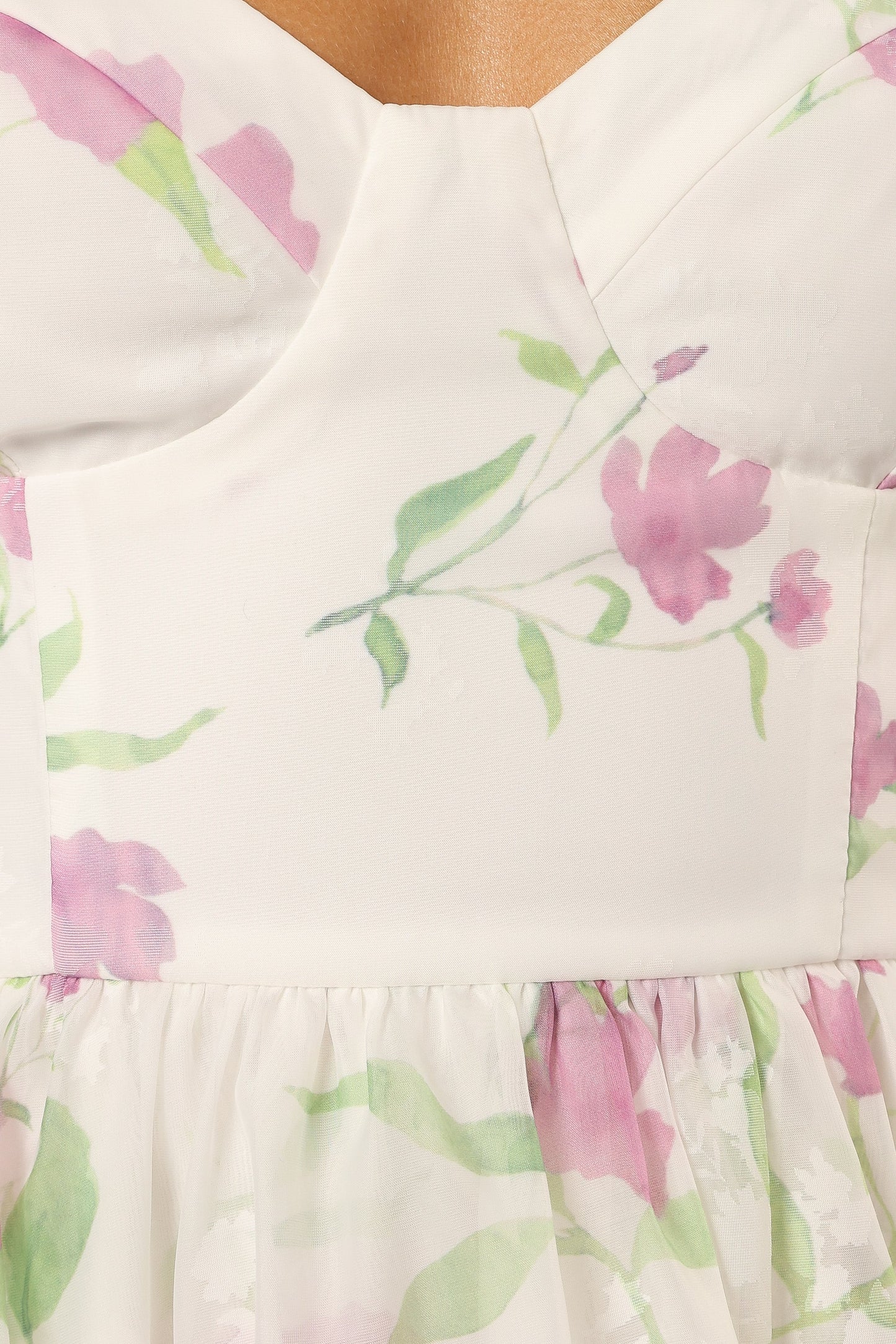 Armani Midi Dress - White Floral