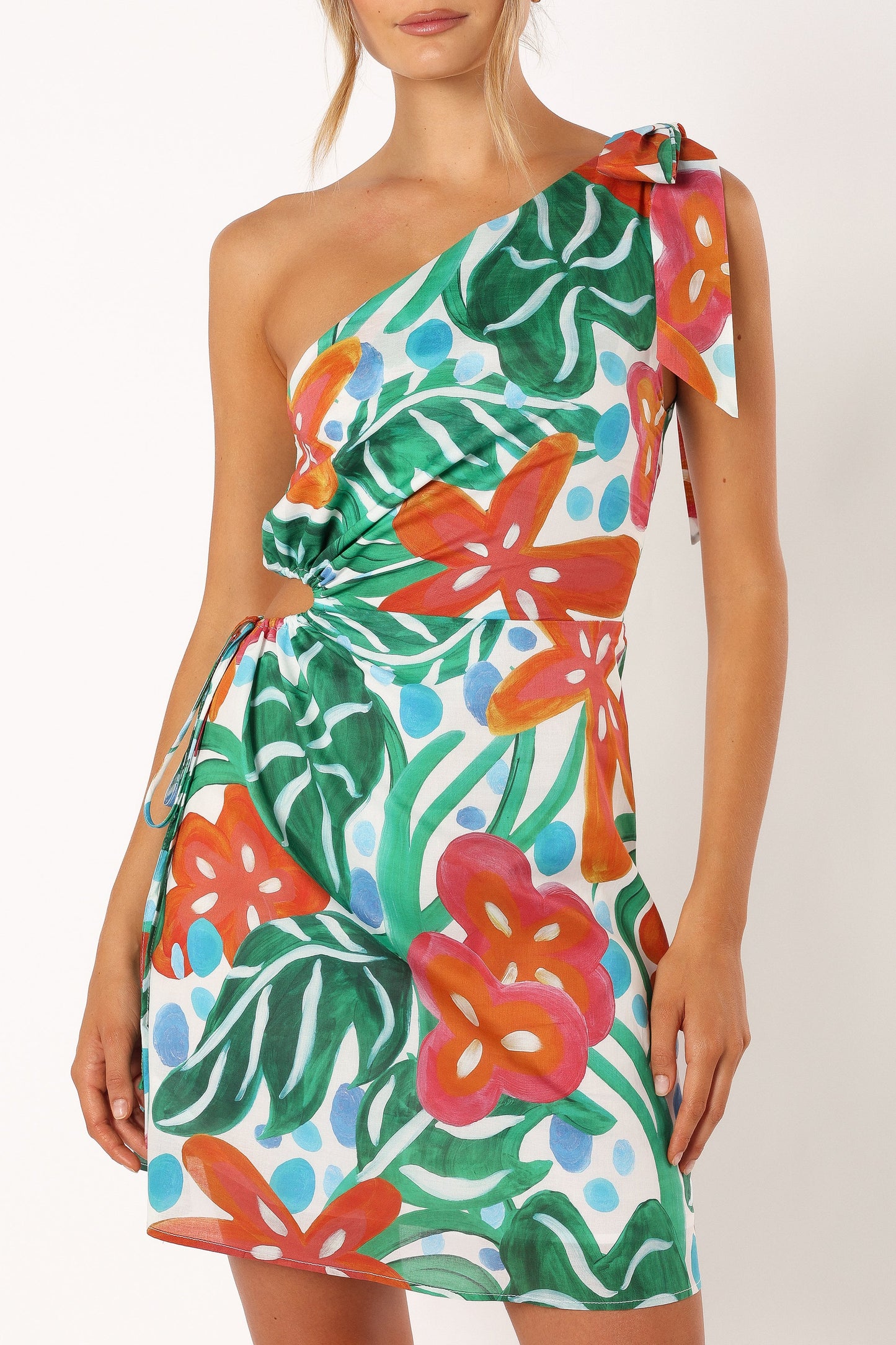 Arwan One Shoulder Mini Dress - Kauai