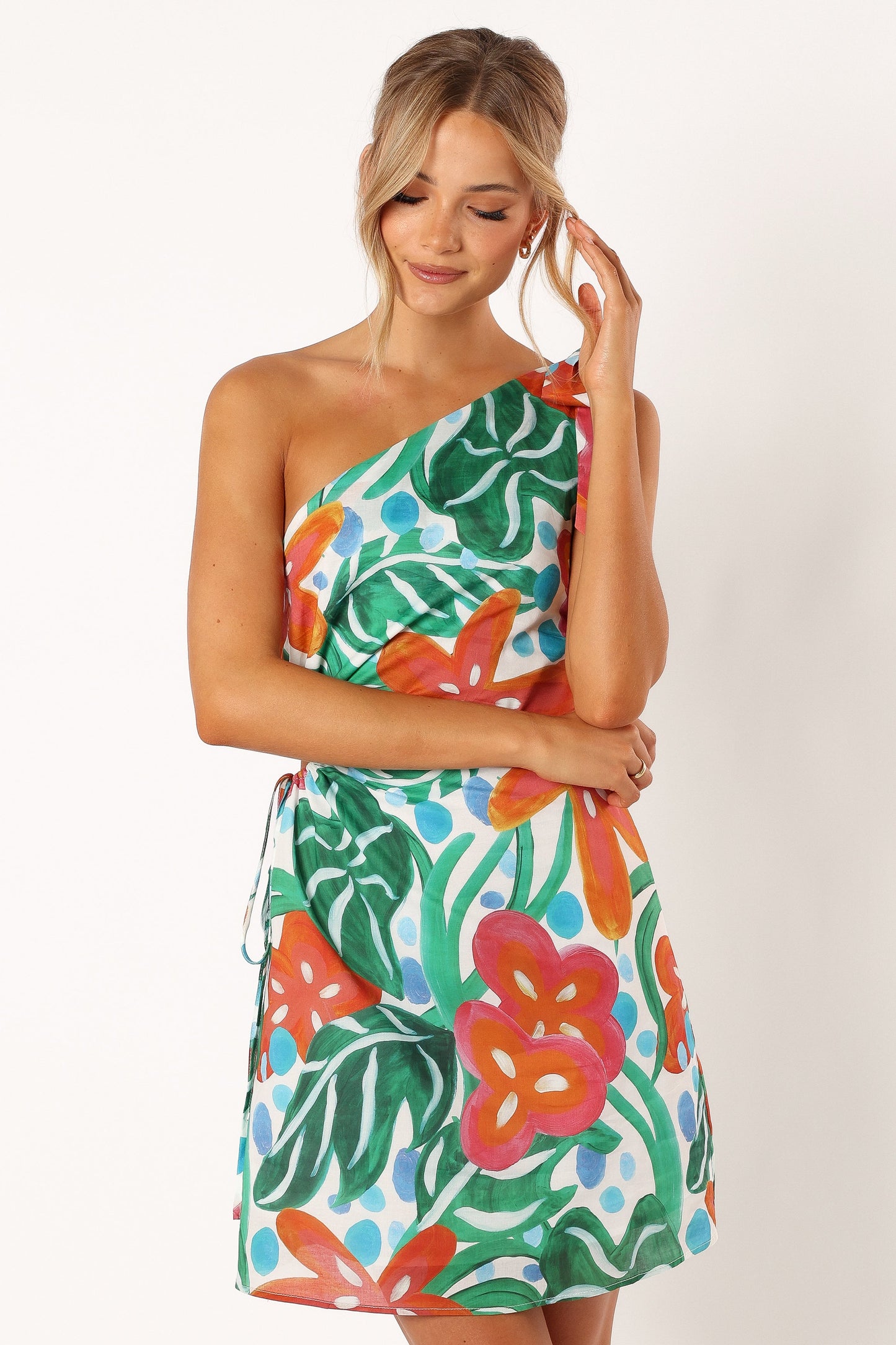 Arwan One Shoulder Mini Dress - Kauai
